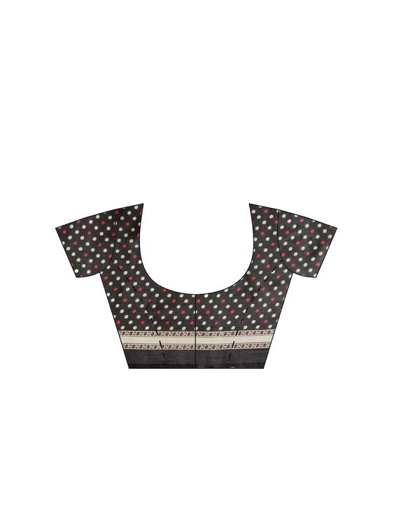 conversational printed saree with blouse - 16380820 - Zoom Image - 3