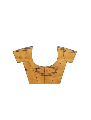 ikat printed saree with blouse - 16380834 - Standard Image - 3