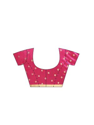conversational woven saree with blouse - 16380839 - Standard Image - 3