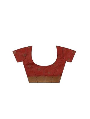 conversational woven saree with blouse - 16380840 - Standard Image - 3