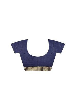 bordered woven saree with blouse - 16380847 - Standard Image - 3