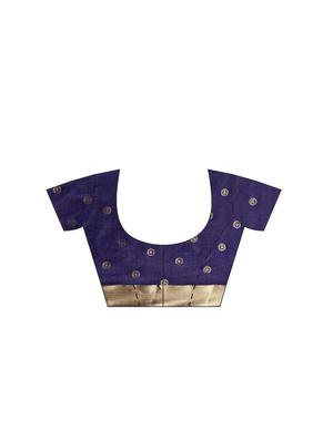 conversational woven saree with blouse - 16380868 - Standard Image - 3