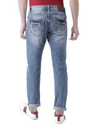 light blue light washed denim jeans - 16383821 - Standard Image - 3