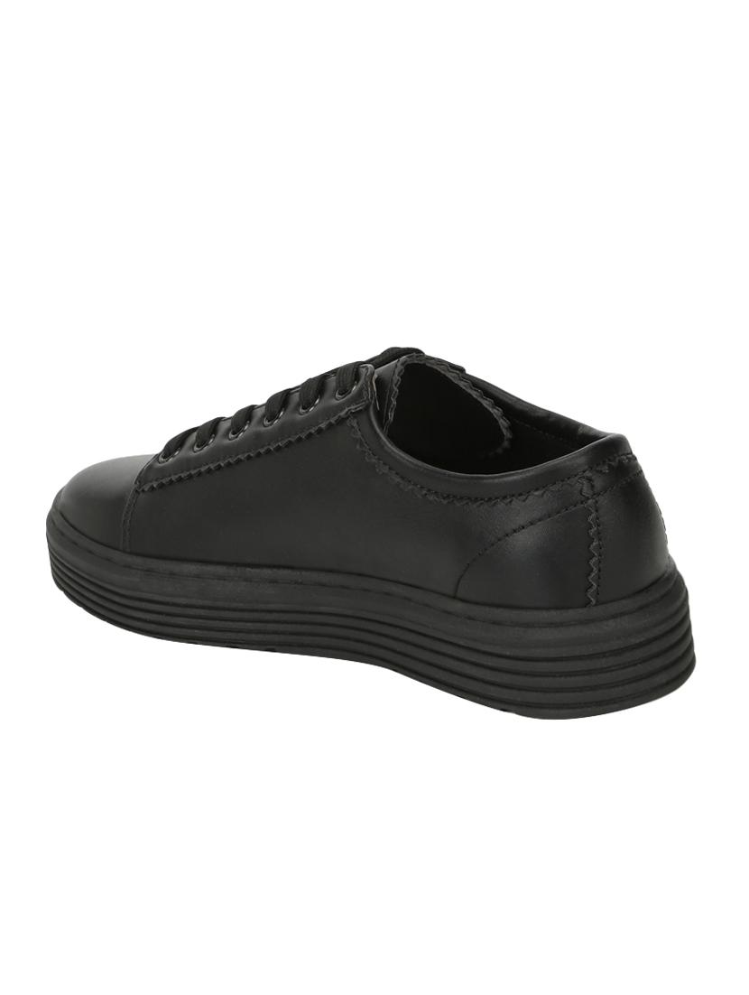 black lace-up sneakers - 16386416 - Zoom Image - 3