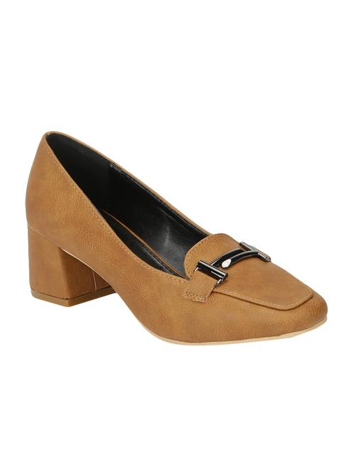 tan slip on pumps - 16386459 - Standard Image - 1