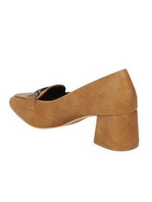 tan slip on pumps - 16386459 - Standard Image - 3