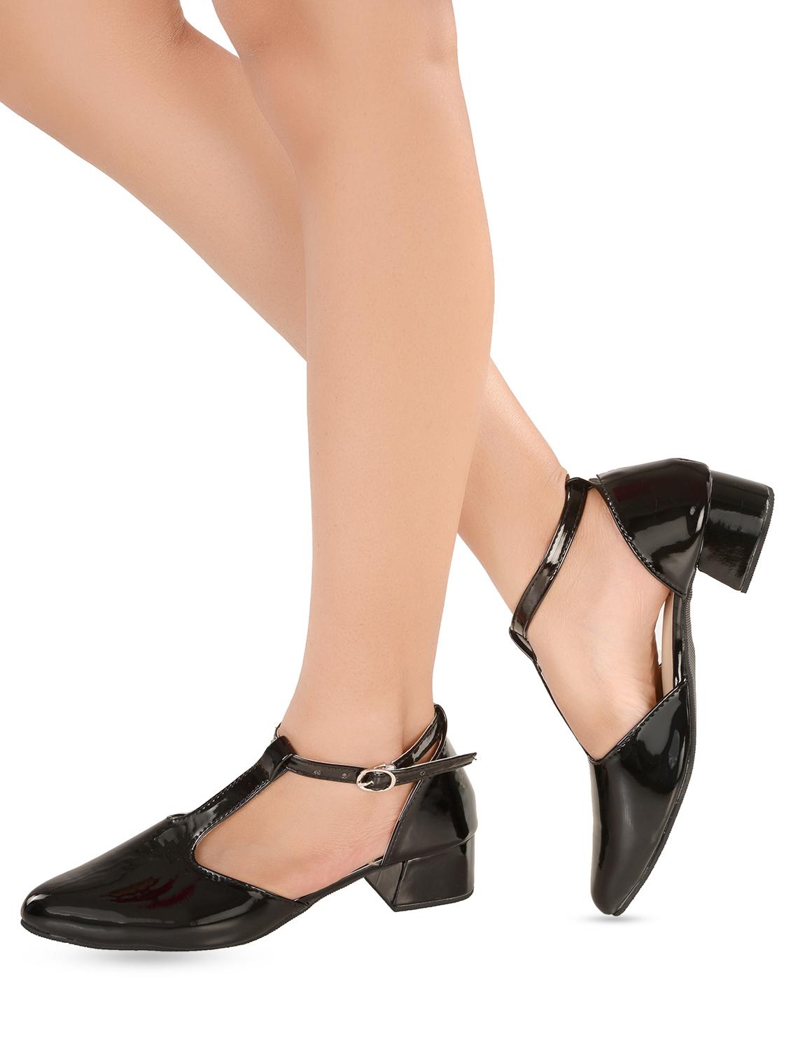 black ankle strap sandals - 16386836 - Zoom Image - 3