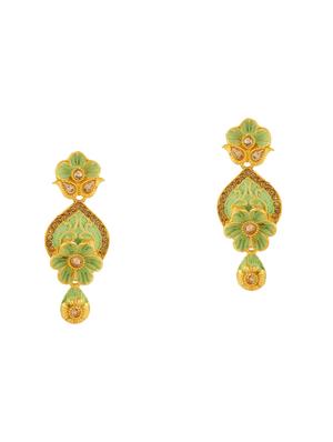 green metal other necklace - 16386911 - Standard Image - 3