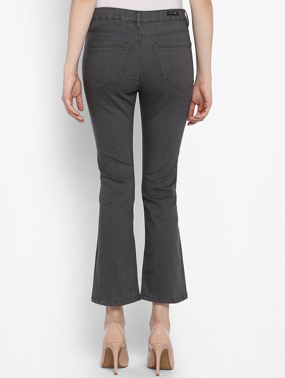 high rise solid boot cut jeans - 16387341 - Zoom Image - 3