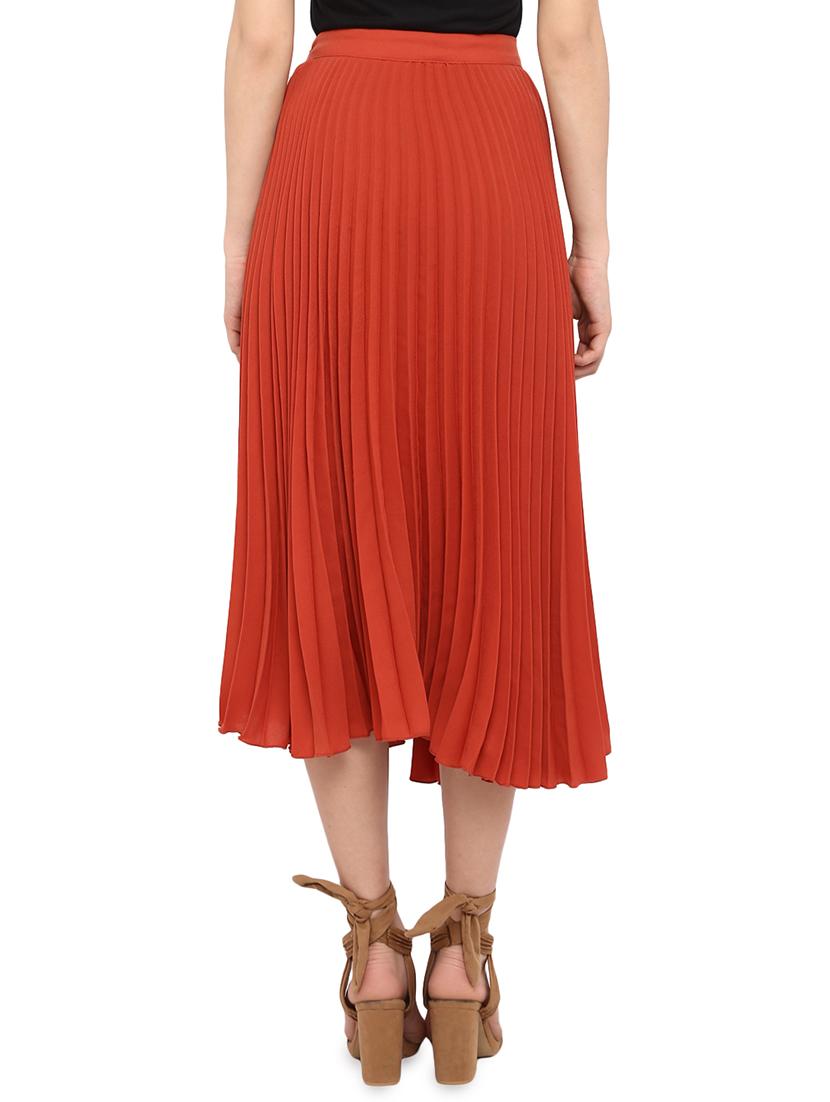 high rise accordion pleated skirt - 16389087 - Zoom Image - 3