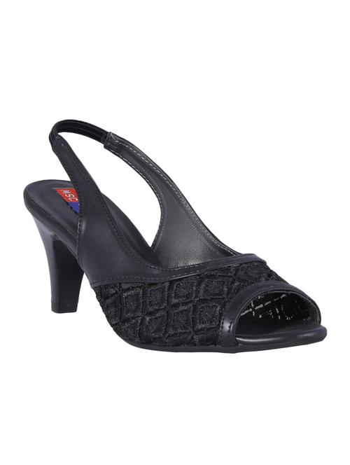 black back strap sandals - 16390764 - Standard Image - 1