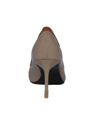 grey slip on pumps - 16390774 - Standard Image - 3