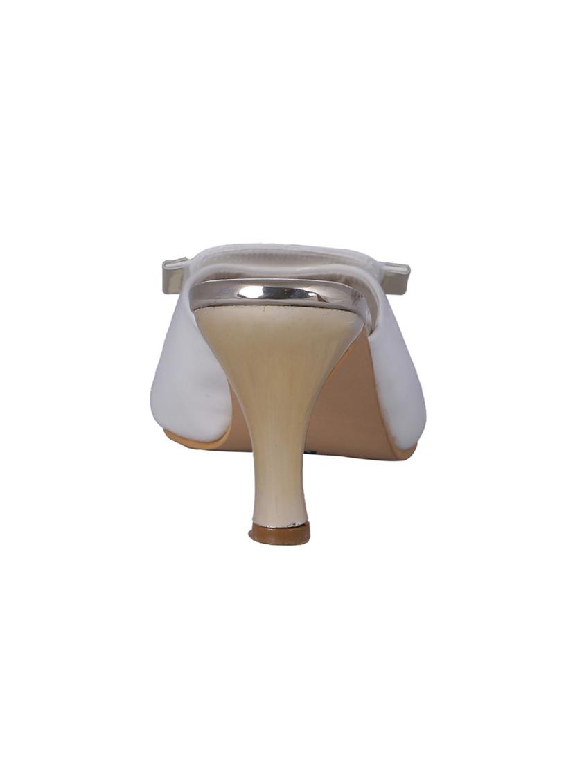white slip on sandals - 16390779 - Zoom Image - 3