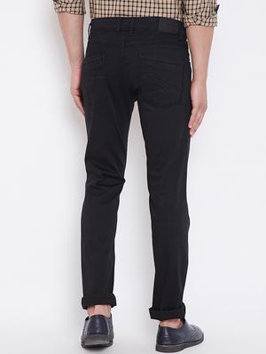 black plain denim jeans - 16396820 - Standard Image - 3