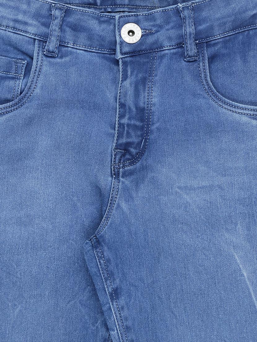 turn-up hems with stones embellishment jeans - 16400418 - Zoom Image - 3