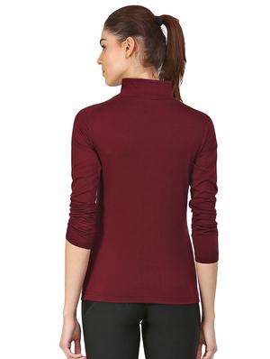 turtle neck zip detail sweatshirt - 16401824 - Standard Image - 3