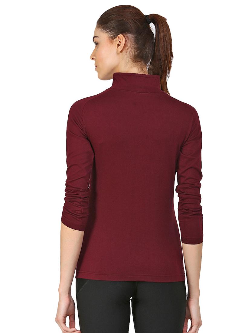 turtle neck zip detail sweatshirt - 16401824 - Zoom Image - 3