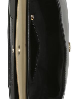 black leatherette (pu) regular sling bag - 16402916 - Standard Image - 3