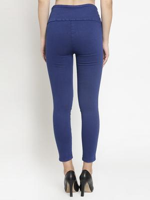 high rise solid jeggings - 16403036 - Standard Image - 3