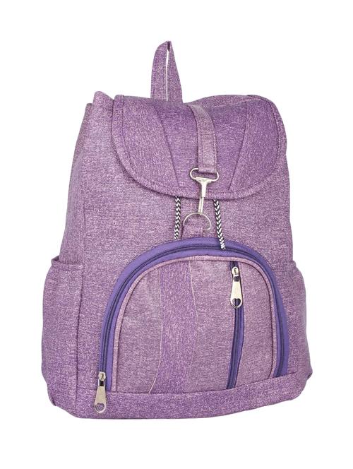 purple leatherette (pu) regular backpack - 16404275 - Standard Image - 1