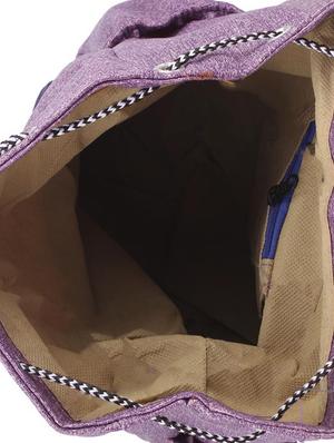 purple leatherette (pu) regular backpack - 16404275 - Standard Image - 3