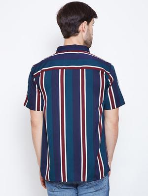 multi colored polyester casual shirt - 16407064 - Standard Image - 3