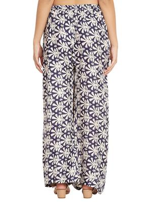 Printed straight palazzo - 16407638 - Standard Image - 3