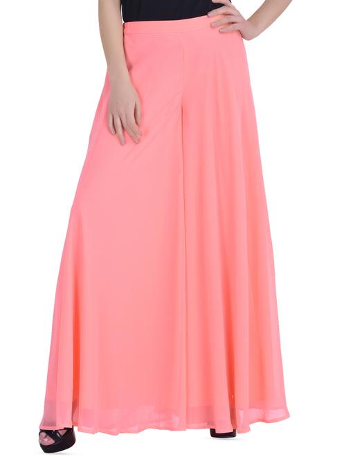 flared solid palazzo - 16407670 - Very Small Image - 1