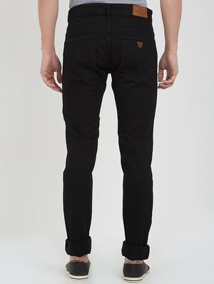 black plain denim jeans - 16408345 - Standard Image - 3