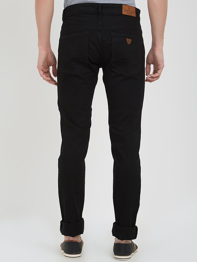 black plain denim jeans - 16408345 - Zoom Image - 3