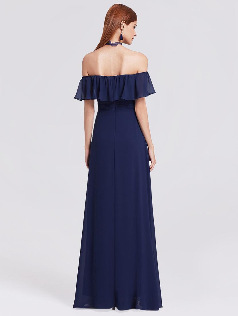 off shoulder ruffle maxi dress - 16408626 - Zoom Image - 3