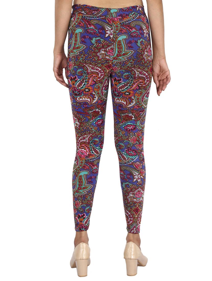 high rise paisley leggings - 16408686 - Zoom Image - 3