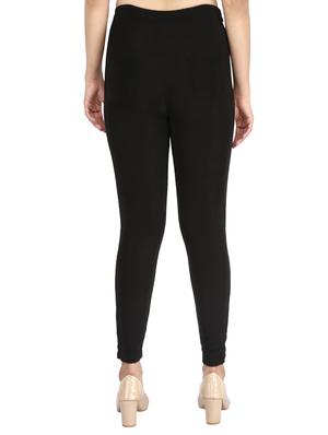 high rise solid leggings - 16408688 - Standard Image - 3
