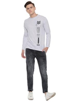 grey light washed denim jogger - 16409038 - Standard Image - 3