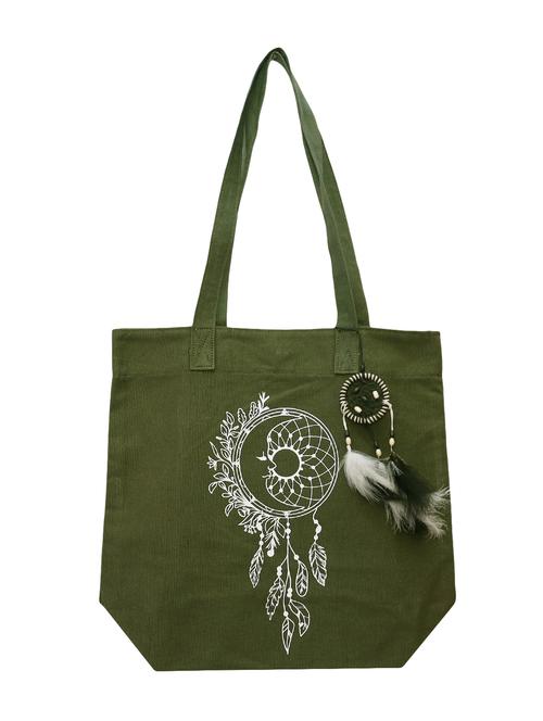green canvas shopping bag - 16409711 - Standard Image - 1