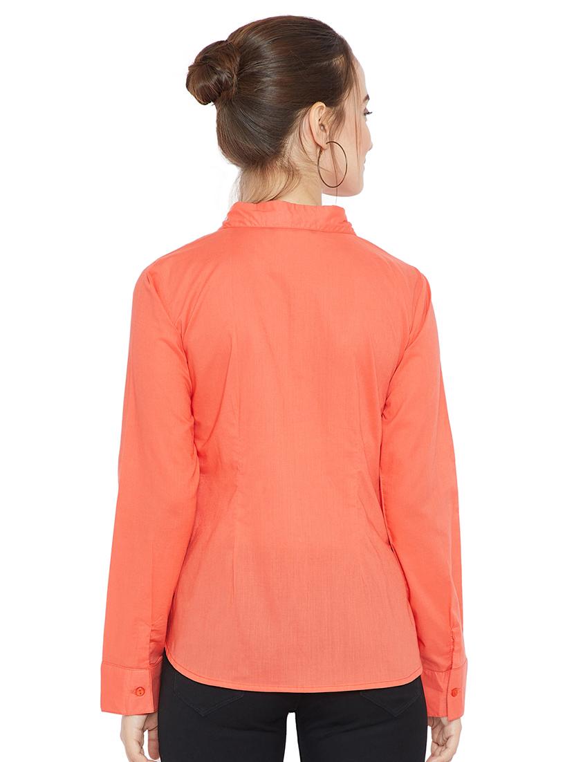 long sleeved solid shirt - 16410002 - Zoom Image - 3