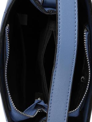 blue leatherette (pu) regular sling bag - 16410436 - Standard Image - 3