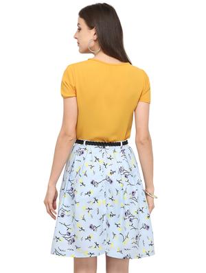 tulip sleeved top floral skirt set - 16410618 - Standard Image - 3