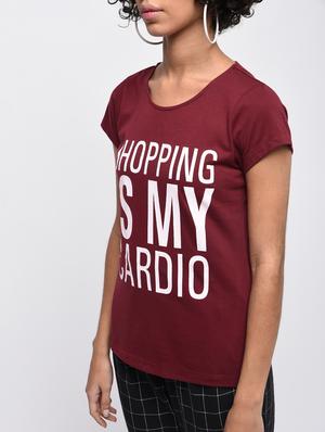 round neck quirky text tee - 16416729 - Standard Image - 3