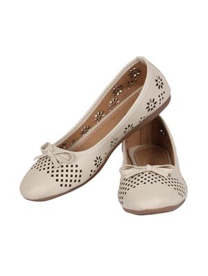 beige slip on ballerins - 16417444 - Standard Image - 3