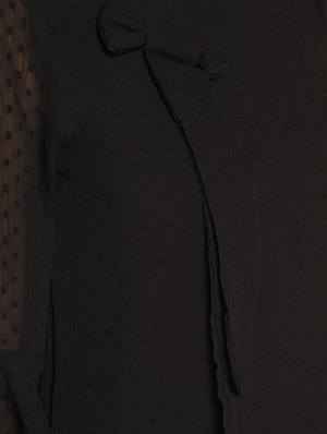 bow detail dobby top - 16417836 - Standard Image - 6