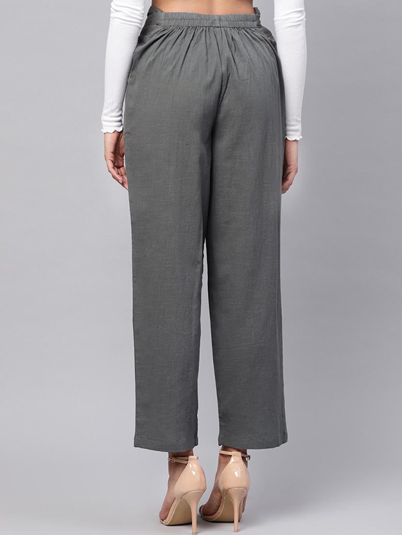 tie up waist pleated trouser - 16417900 - Zoom Image - 3