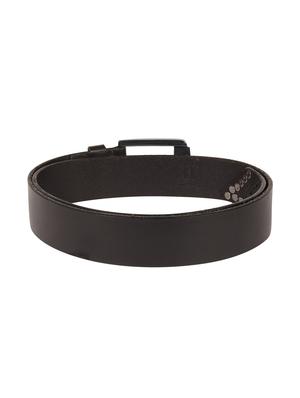 charcol black leather belt - 16418849 - Standard Image - 3