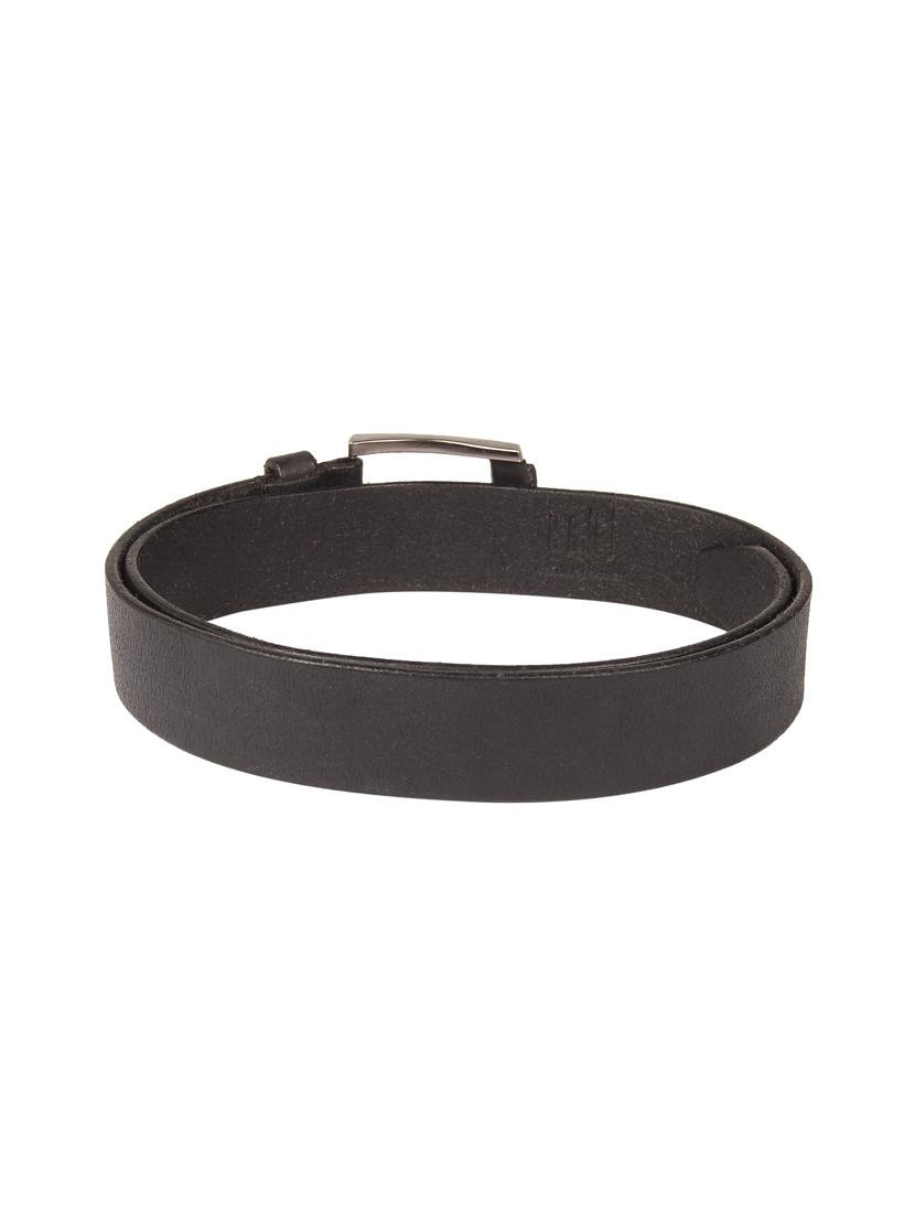 charcol black leather belt - 16418857 - Zoom Image - 3