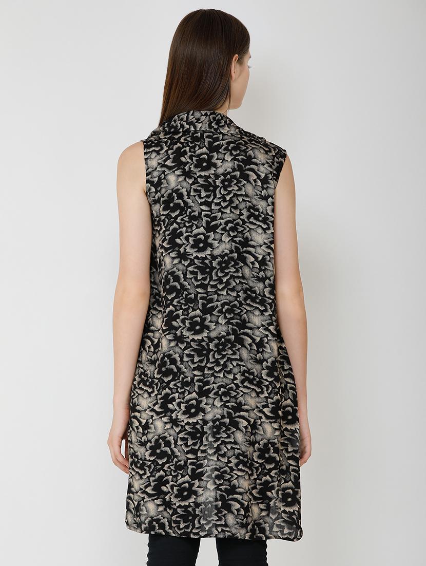 waterfall neck floral high low shrug - 16419423 - Zoom Image - 3