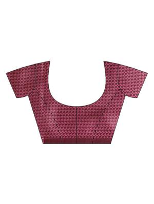 conversational printed saree with blouse - 16420257 - Standard Image - 3