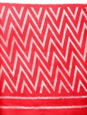 chevron printed saree with blouse - 16420323 - Standard Image - 3
