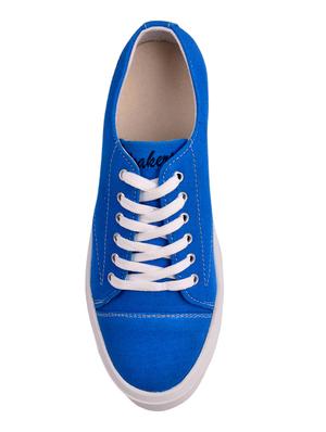 woakers blue canvas sneakers - 16421800 - Standard Image - 3