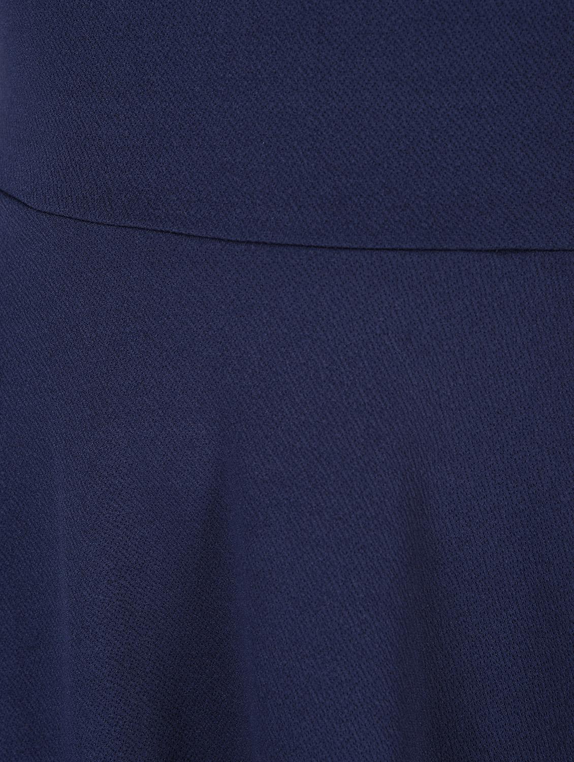 cut out back solid skater dress - 16422354 - Zoom Image - 6
