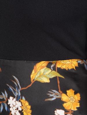round neck floral flared dress - 16422387 - Standard Image - 6